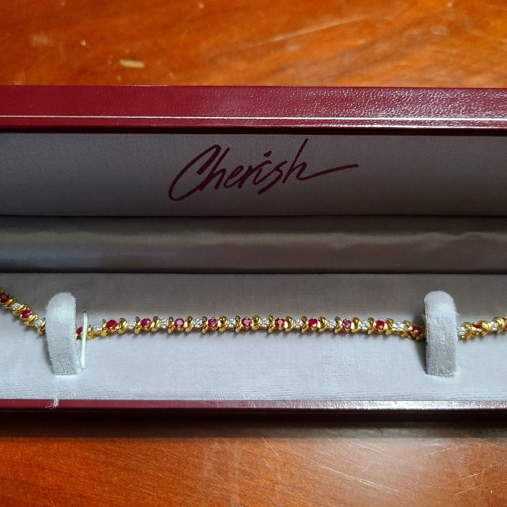 Diamond And Ruby Bracelet - image 1